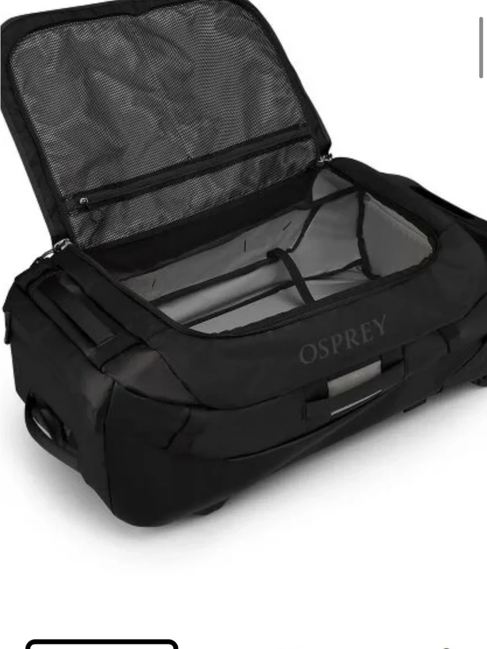 New Retail $360 New Osprey Transporter Wheeled Duffel 90L  Bag Suitcase Luggage